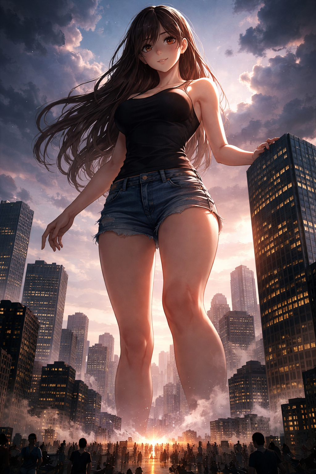 She Woke Up Taller Than the Skyline